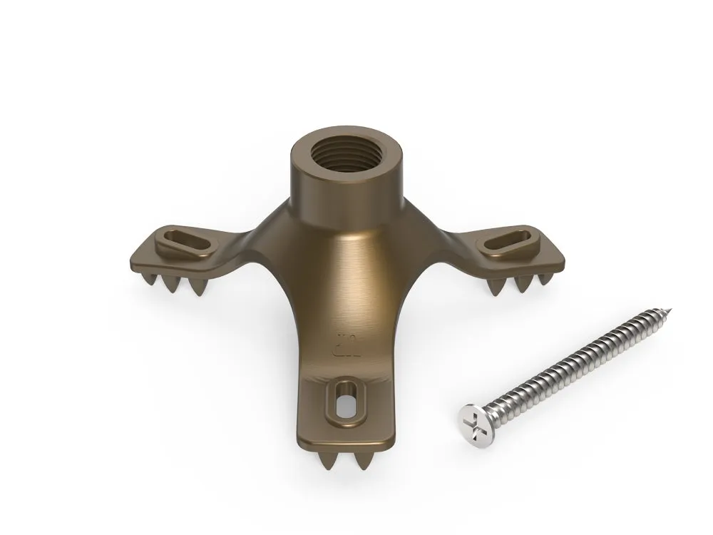 Dimmable Brass LED Spot Light by Nox Lighting