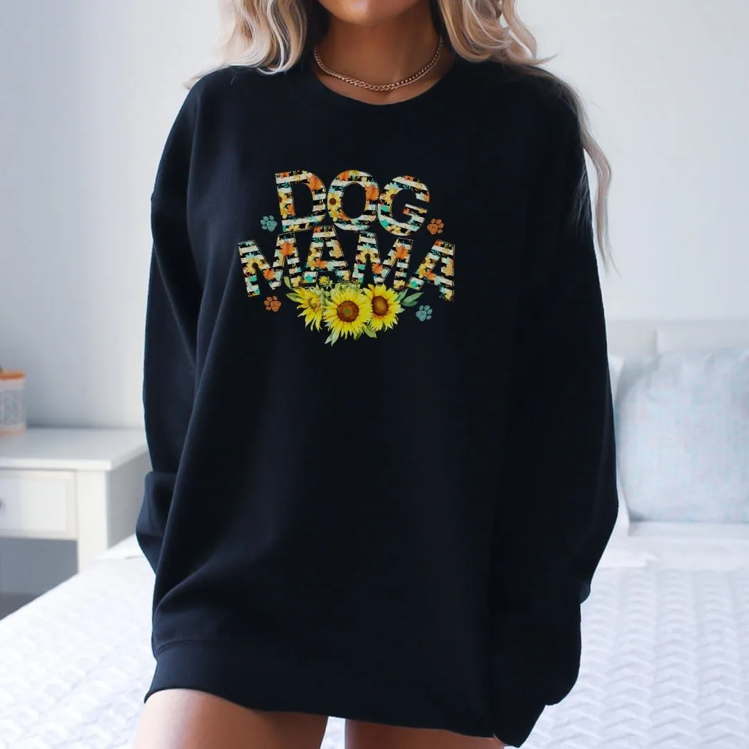 Dog Mama Sunflower Sweatshirt