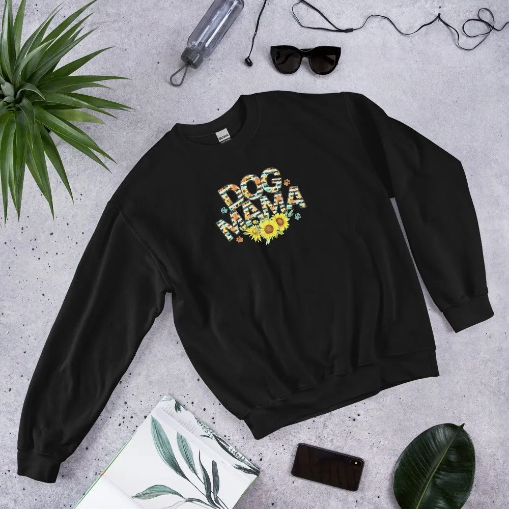 Dog Mama Sunflower Sweatshirt