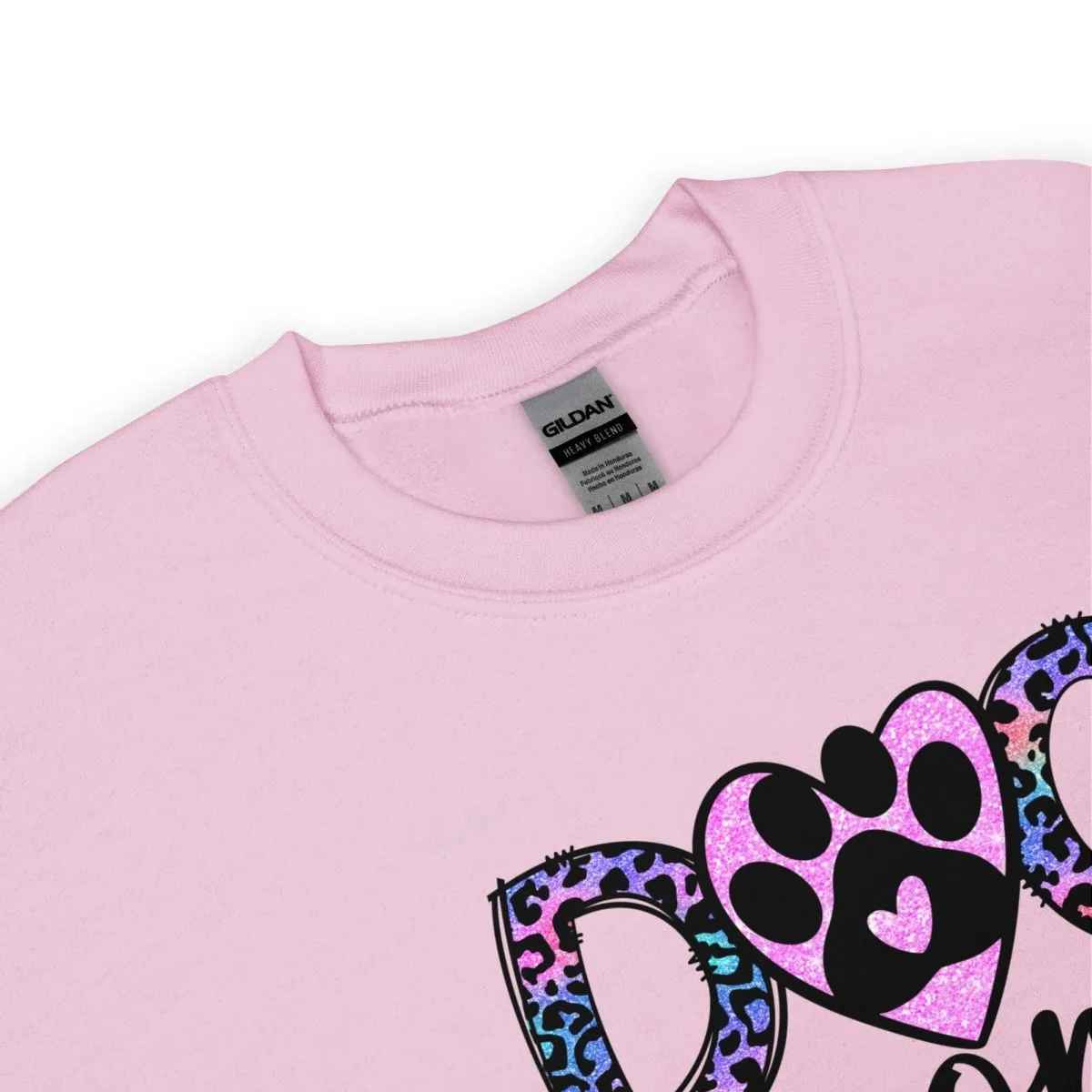 Dog Mom Leopard Paw Sweatshirt