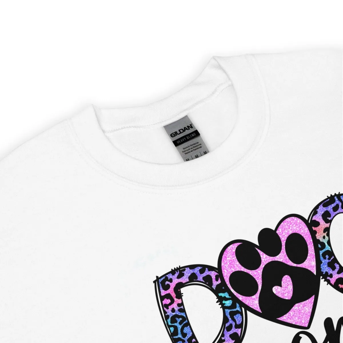 Dog Mom Leopard Paw Sweatshirt