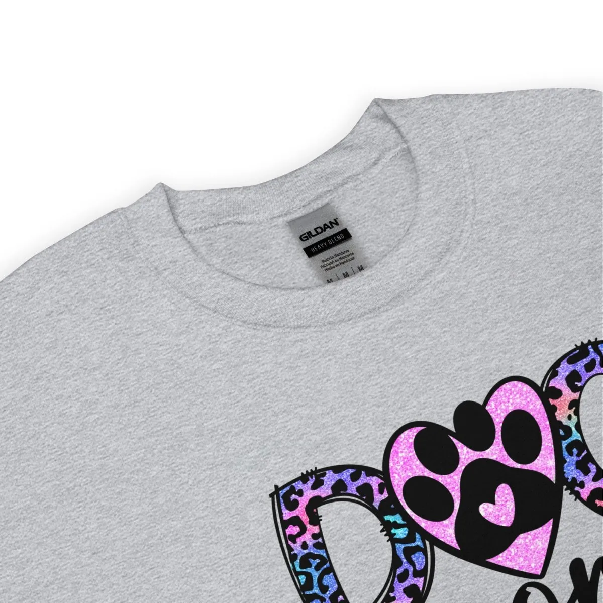 Dog Mom Leopard Paw Sweatshirt