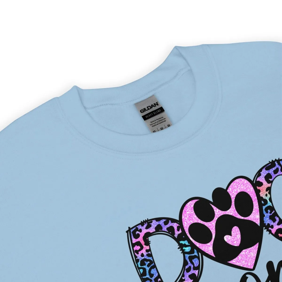 Dog Mom Leopard Paw Sweatshirt