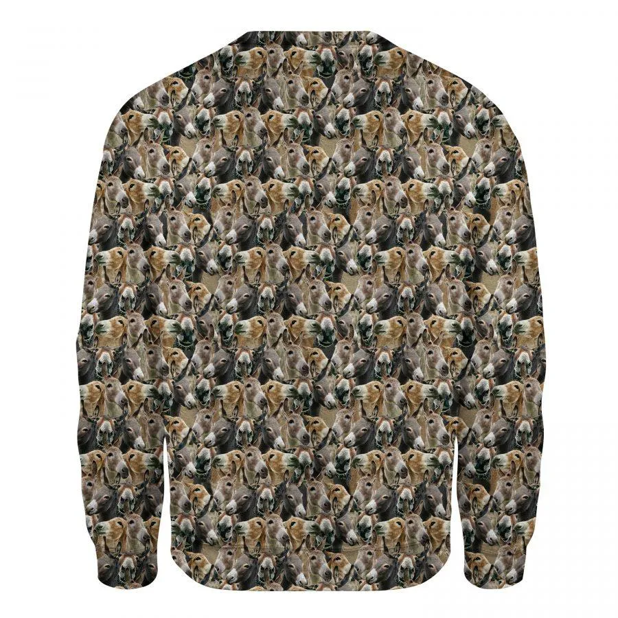 Donkey - Full Face - Premium Sweatshirt