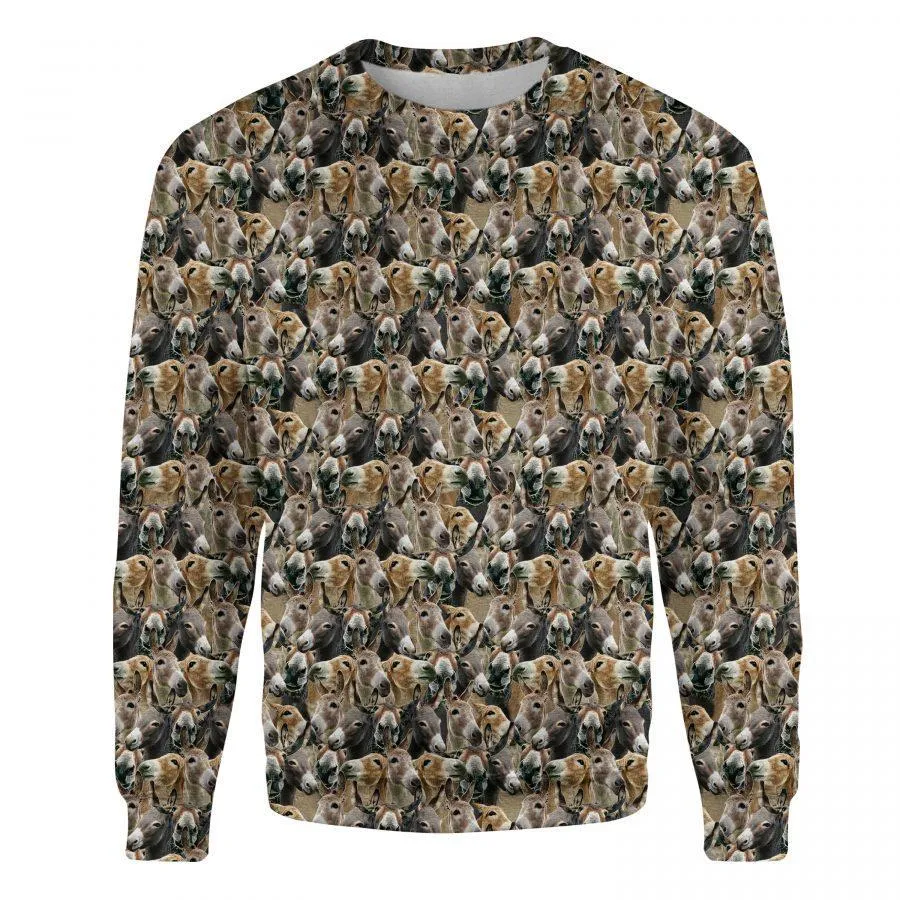 Donkey - Full Face - Premium Sweatshirt
