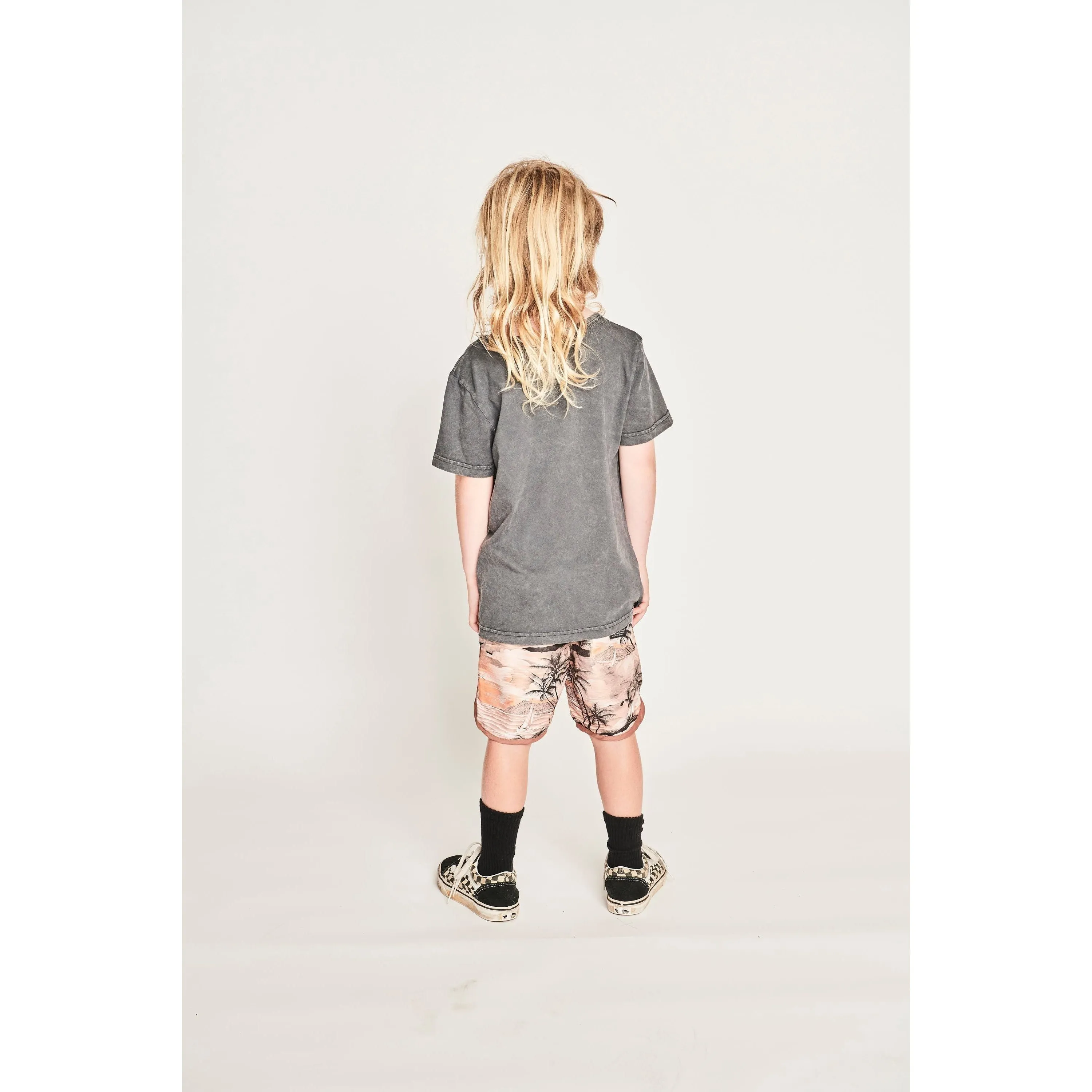 Dropin Ss Tee - Mineral Blk