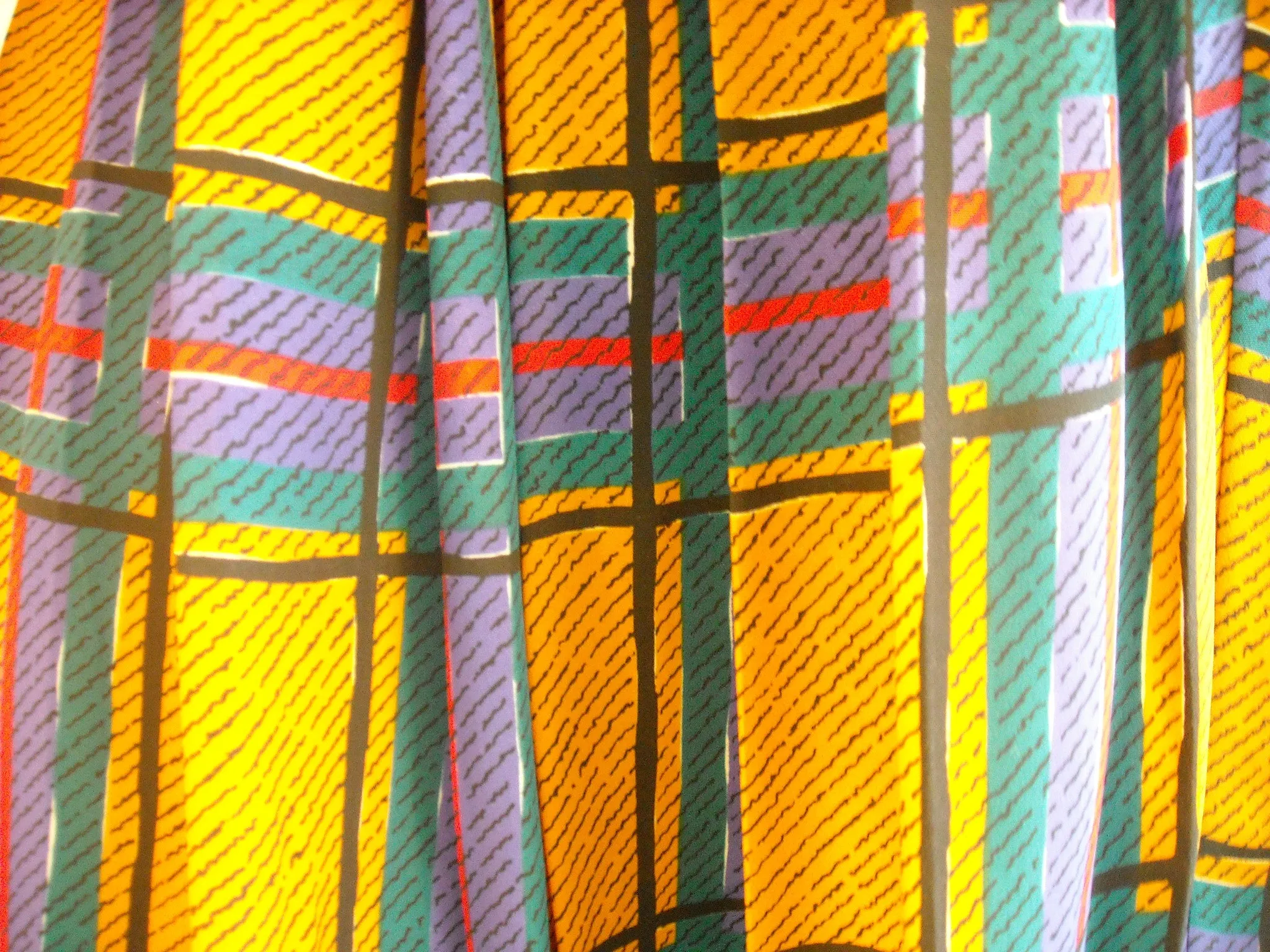 Eat Plaid Love Vintage Skirt