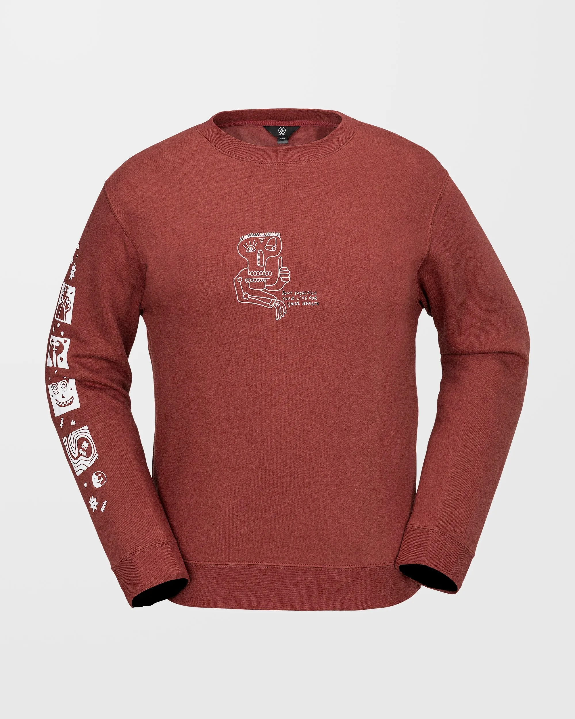 Essential Fleece Pullover - Redwood