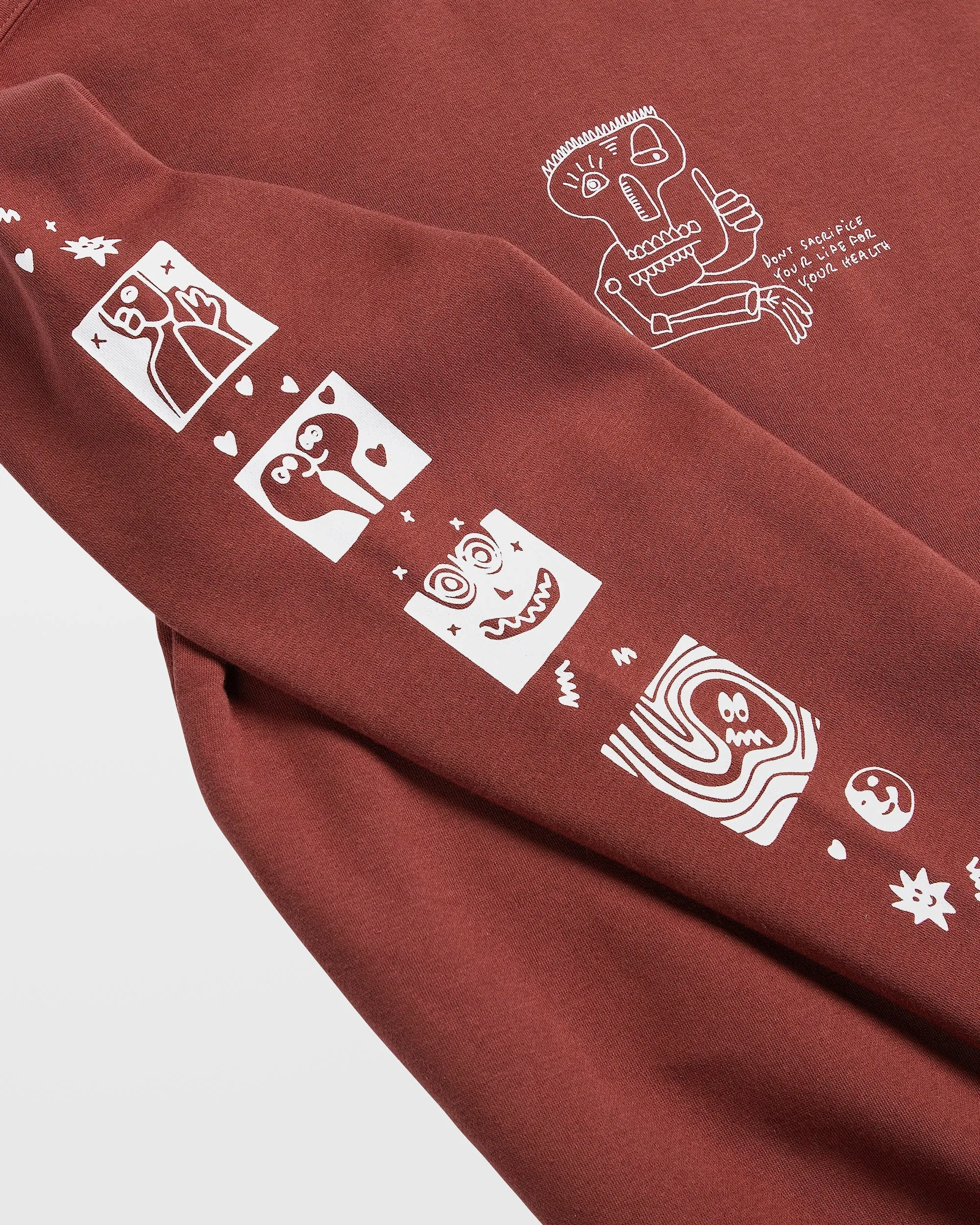 Essential Fleece Pullover - Redwood