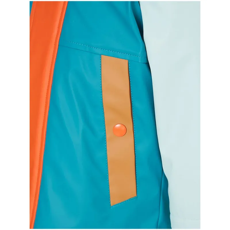 Ex Chainstore Kids Blue Colour Block Fisherman Jacket