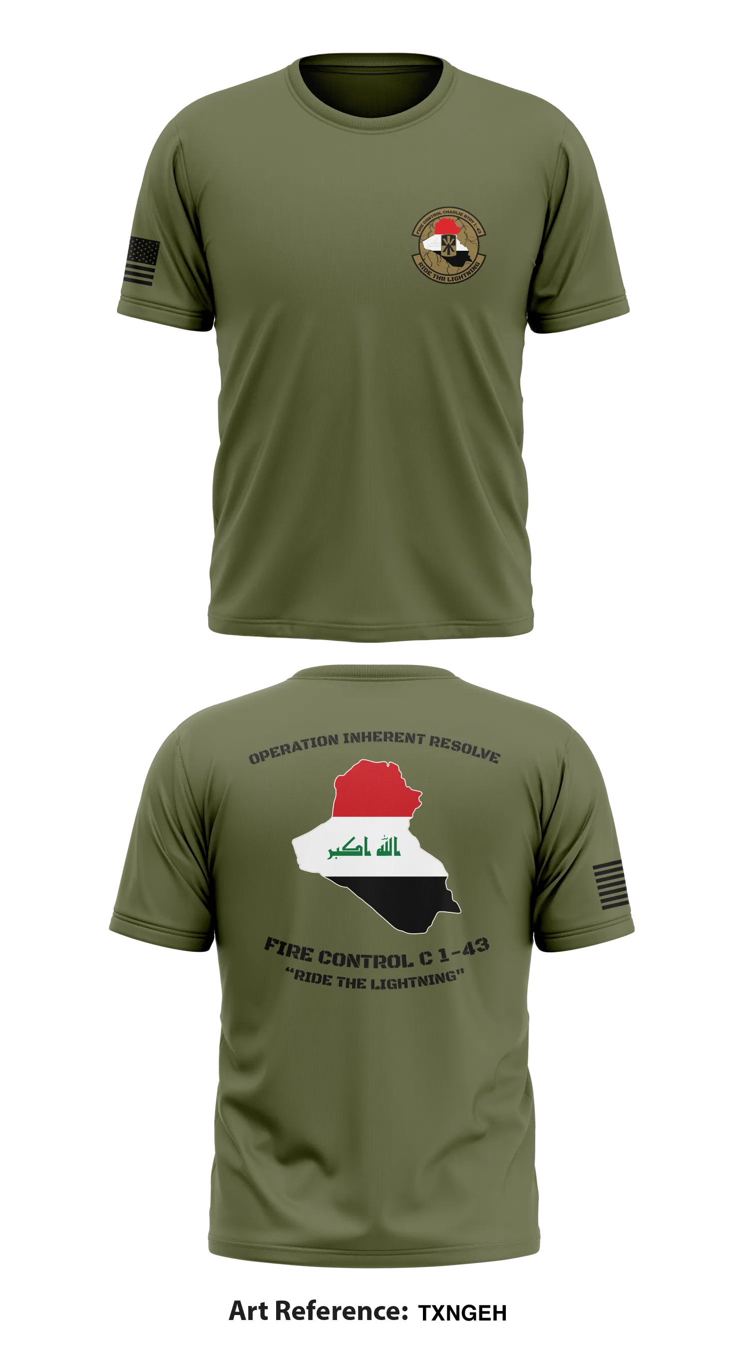 Fire Control C 1-43 Store 1 Core Men's SS Performance Tee - TxNgeH