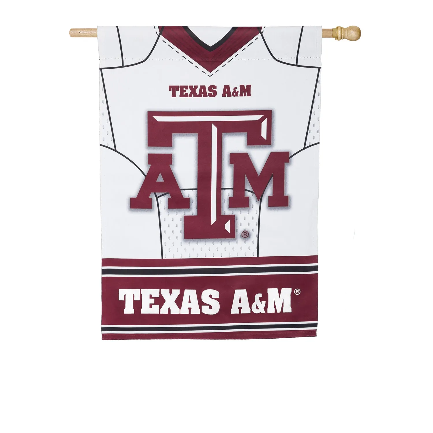 Flag, DS Suede, Foil, Reg, Jersey, Texas A&M,13s969blj