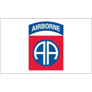 Flags: Airborne 3′ x 5′ Flag - Black background