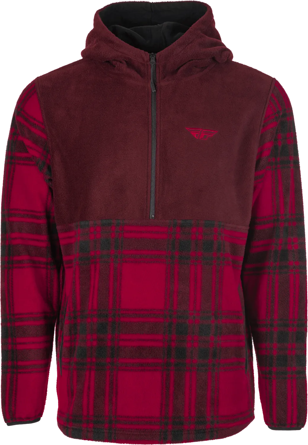 FLY RACING 354-0022X Half Zip Pullover Hoodie