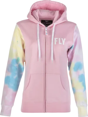 FLY RACING 358-0071L Women's Tie-Die Zip Up Hoodie