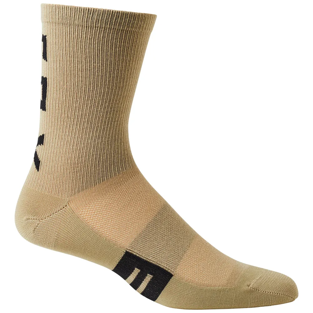 FOX 6 INCH FLEXAIR MERINO SOCKS [BARK]