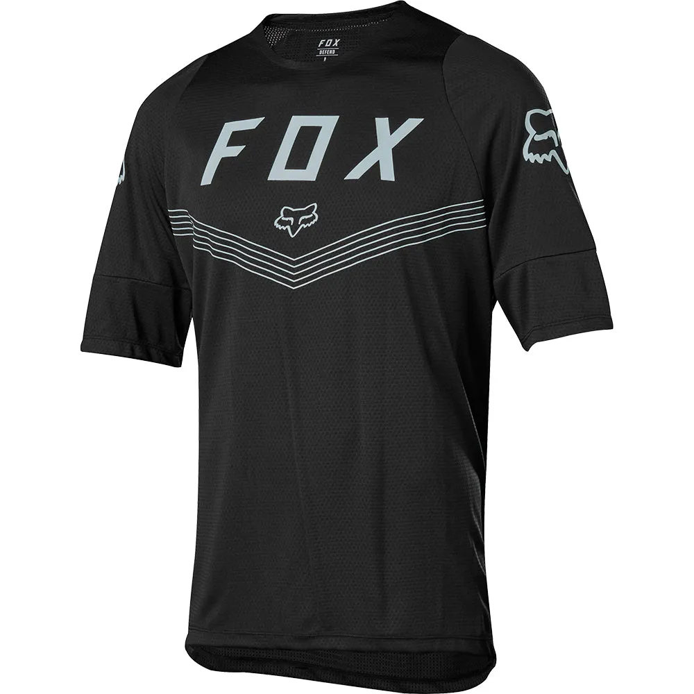 Fox Defend Ss Fine Line Jersey - Black