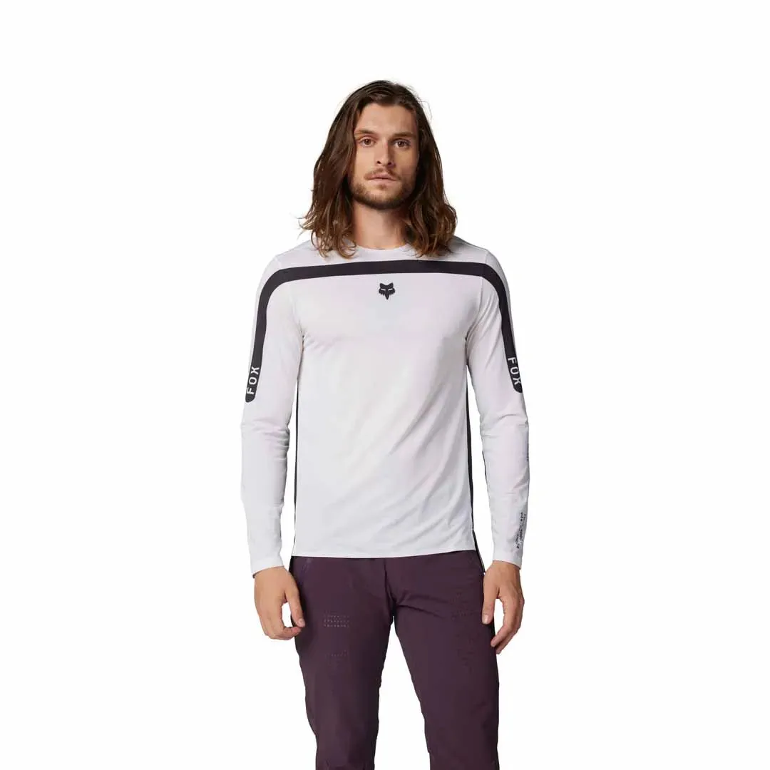 Fox FLEXAIR AVIATION LS Jersey Race White