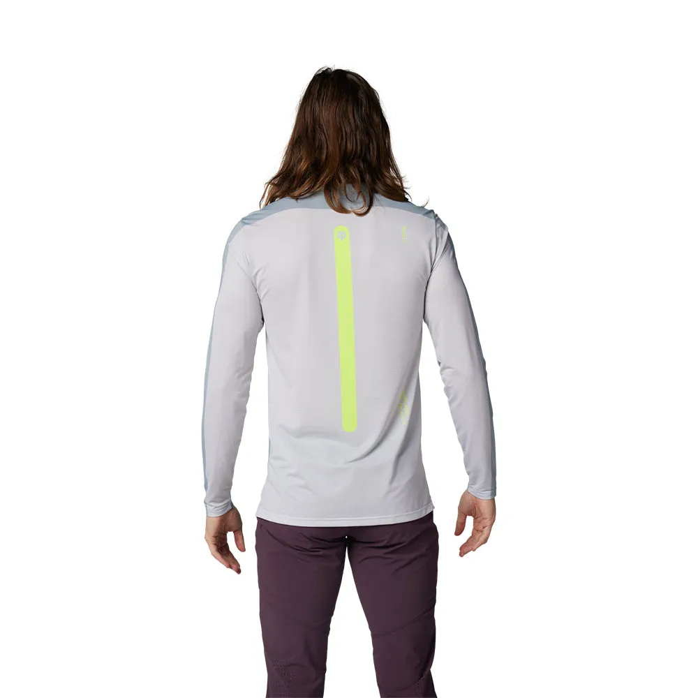 Fox Flexair Aviation Ls Race Jersey - Gunmetal
