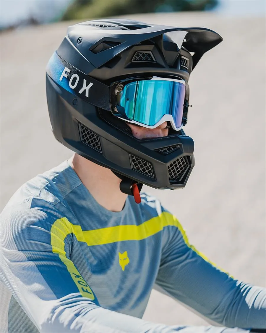Fox Flexair Aviation Ls Race Jersey - Gunmetal