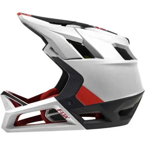 Fox Proframe Mips Helmet Blocked White/black