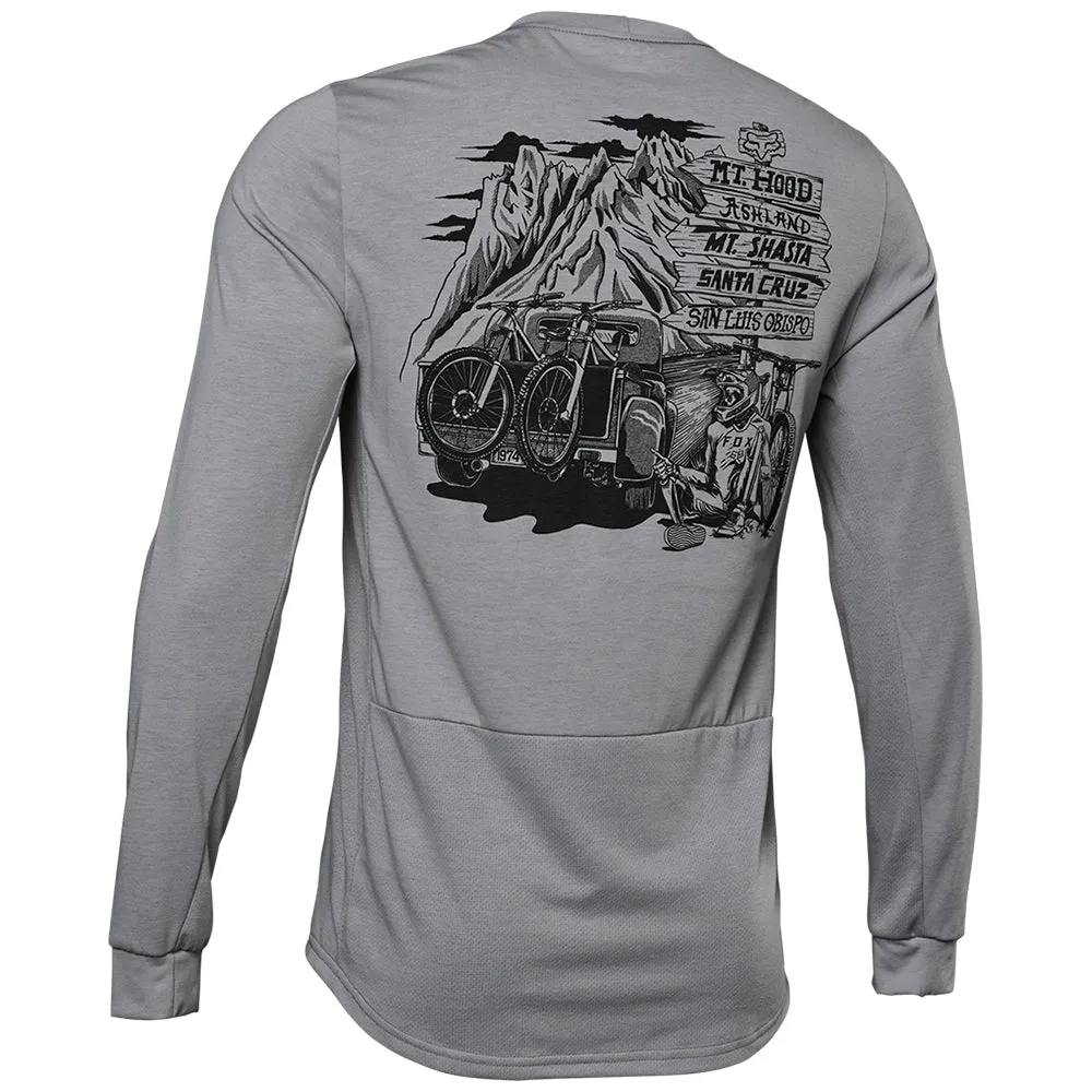 Fox Ranger Ls Dr Jersey [Steel Grey]