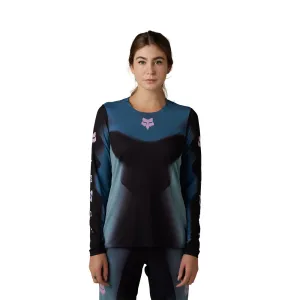 FOX WOMENS FLEXAIR LS JERSEY TS57 [BLACK]