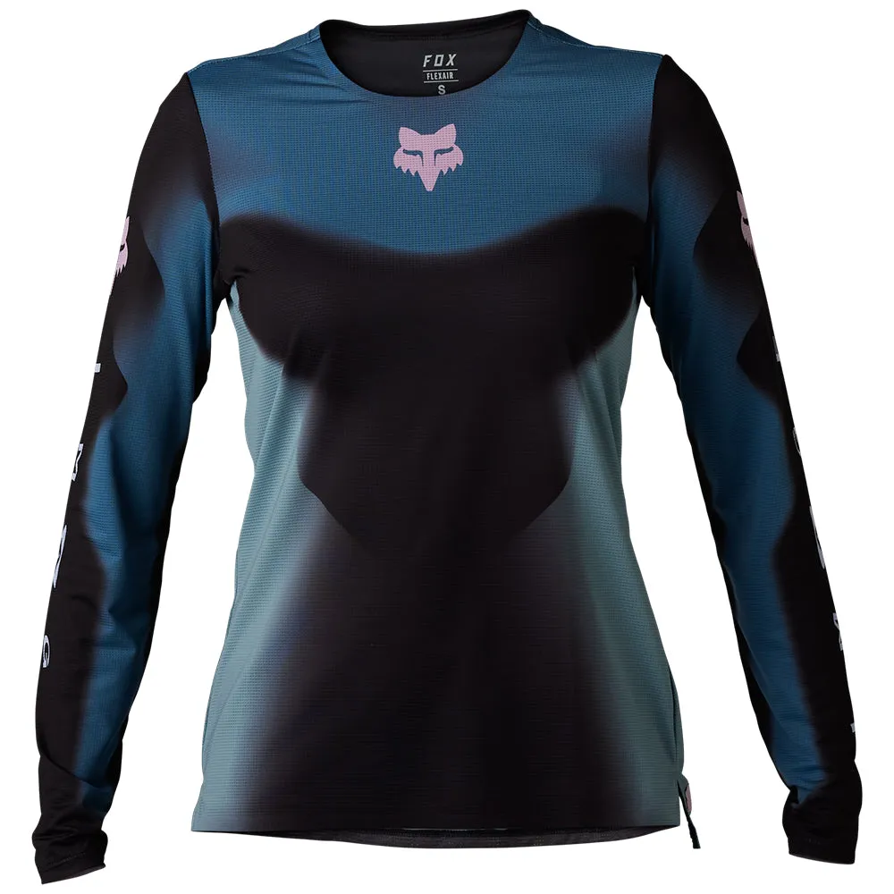 FOX WOMENS FLEXAIR LS JERSEY TS57 [BLACK]