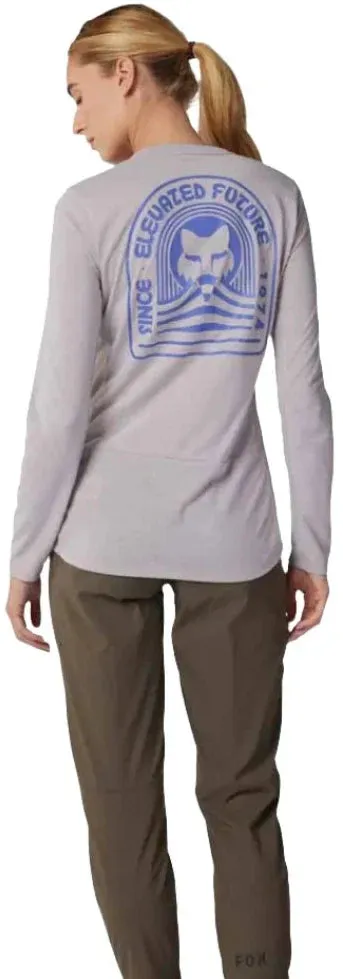 Fox WOMENS RANGER DR LS JERSEY - Grey/ Light Grey