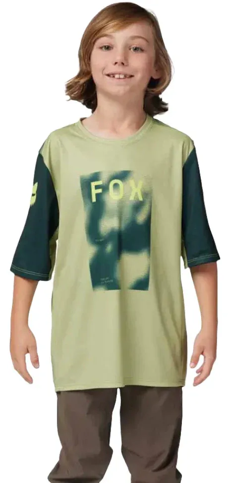 Fox YOUTH RANGER SS JERSEY TAUNT - Pale Green