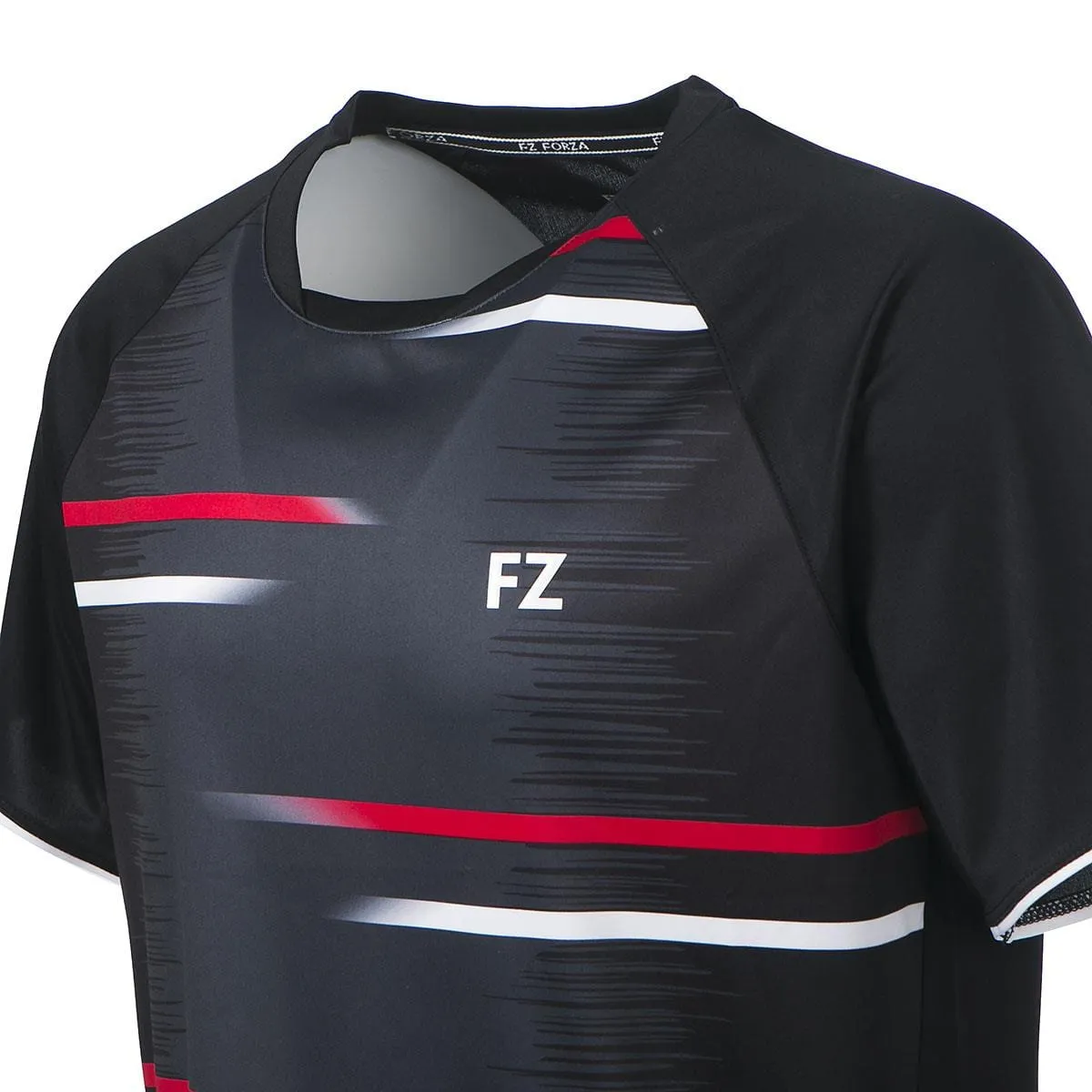 FZ Forza Moldavia Mens Badminton T-Shirt - Black