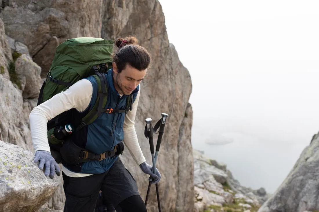 Gilet coupe vent de trek montagne - MT500 WIND homme