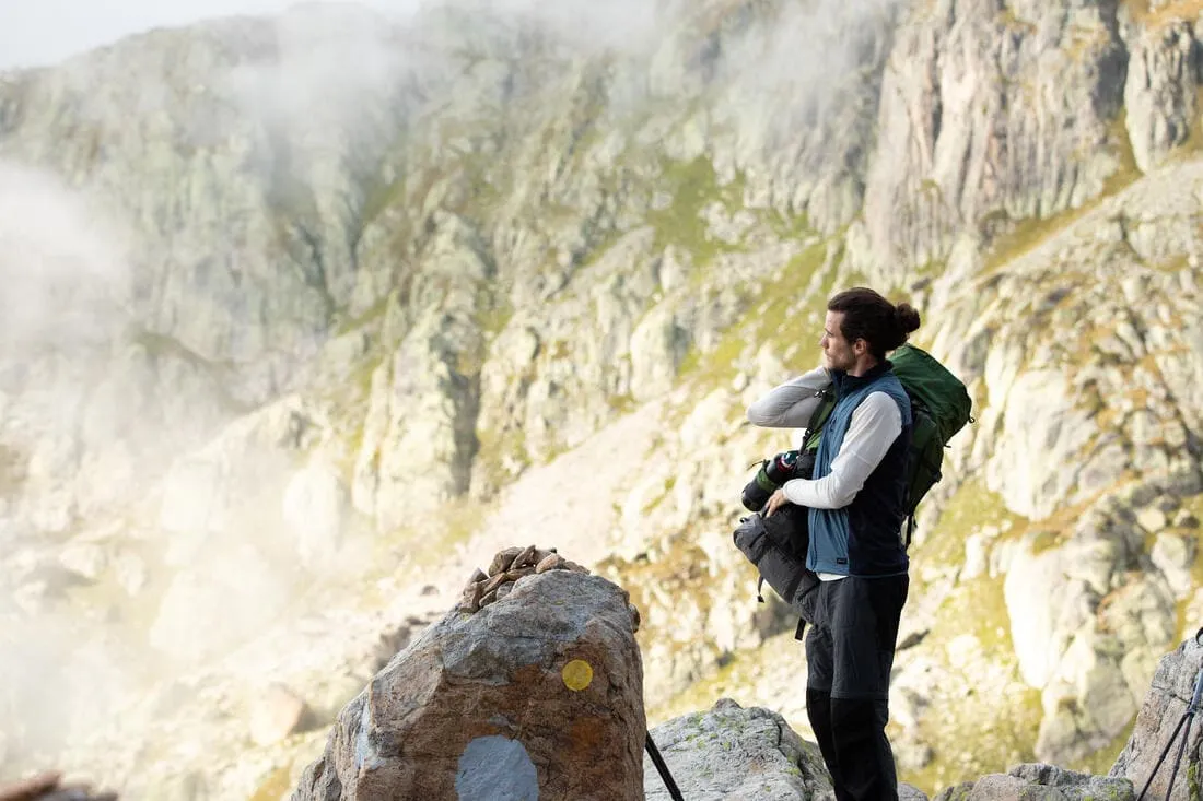 Gilet coupe vent de trek montagne - MT500 WIND homme