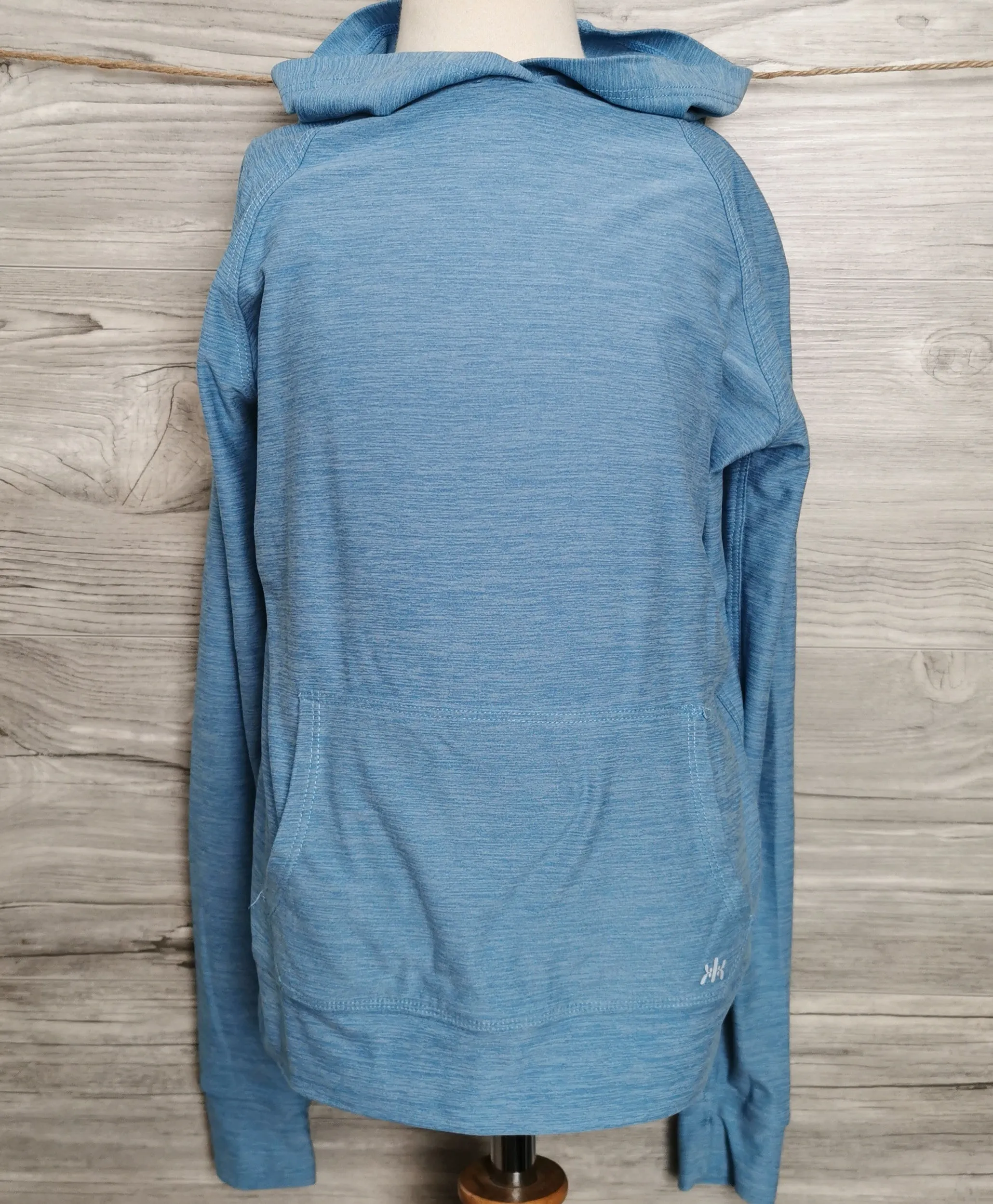 GIRL SIZE 7/8 YEARS - KYODAN GIRLS, Day-to-day Long Sleeve Hoodie EUC B41