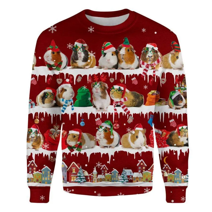 Guinea Pig - Snow Christmas - Premium Sweatshirt