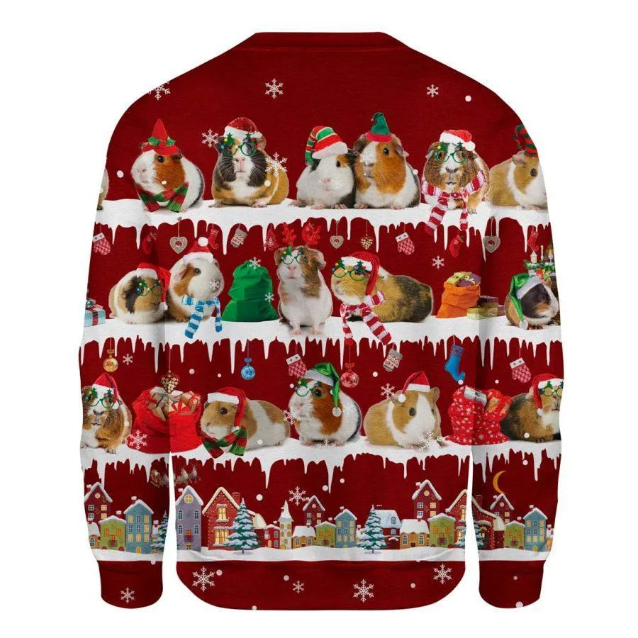 Guinea Pig - Snow Christmas - Premium Sweatshirt