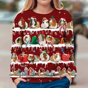 Guinea Pig - Snow Christmas - Premium Sweatshirt
