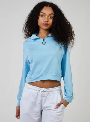 Half Zip Up Sweatshirt