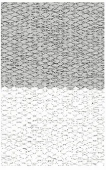 Hampton 4-inch Stripe Indoor/Outdoor PVC Rug - Light Gray/White