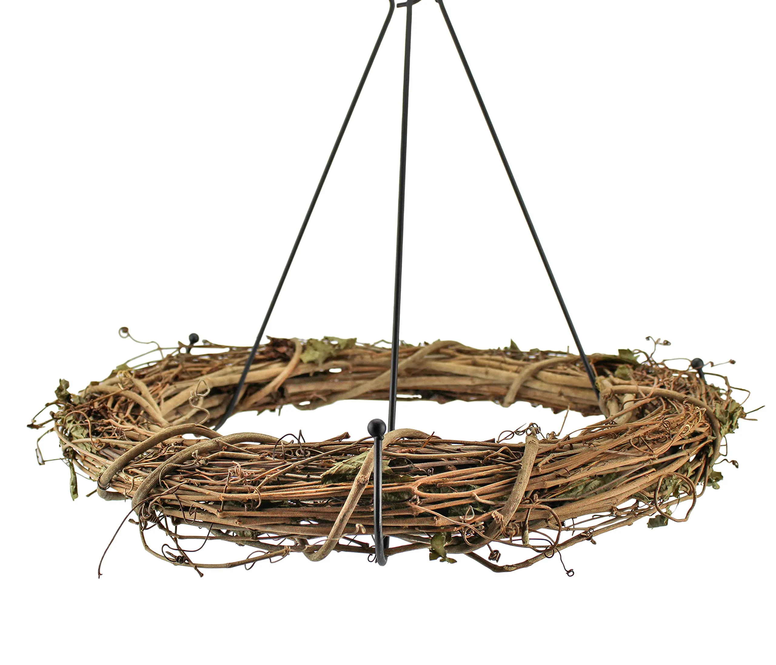Hanging Metal Wreath Chandelier/Hanger (Case of 20)