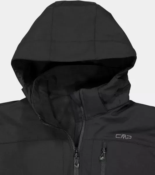 Herren Funktionsjacke  Herren Softshelljacke mit Kapuze Men Softshell Jacket Zip Hood