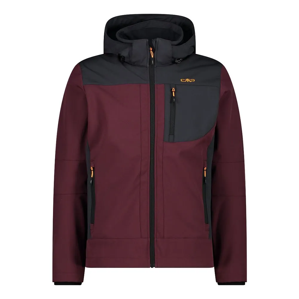 Herren Funktionsjacke  Herren Softshelljacke mit Kapuze Men Softshell Jacket Zip Hood
