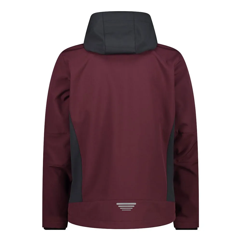 Herren Funktionsjacke  Herren Softshelljacke mit Kapuze Men Softshell Jacket Zip Hood