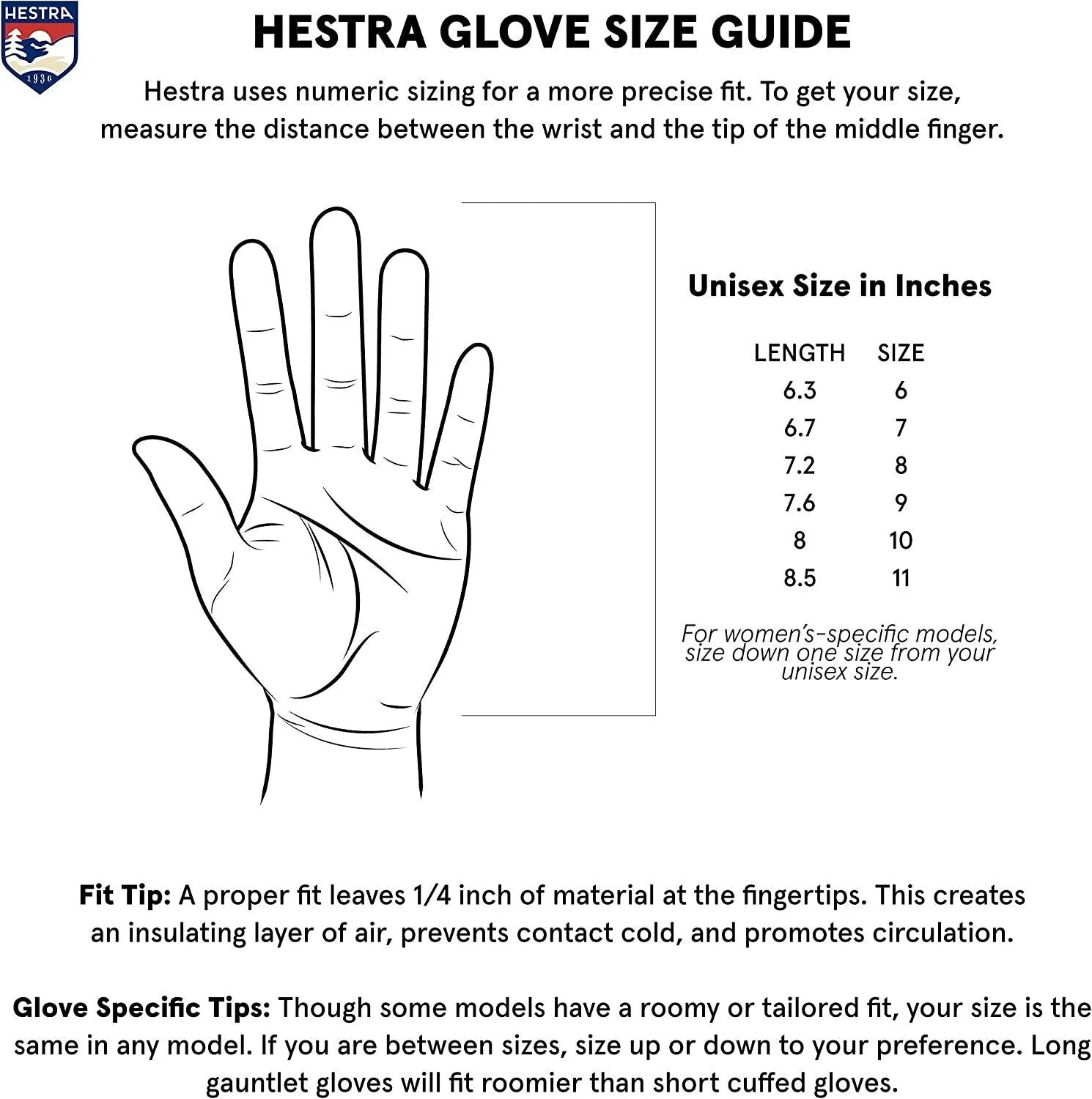 Hestra Army Leather Blizzard Alpine Gloves