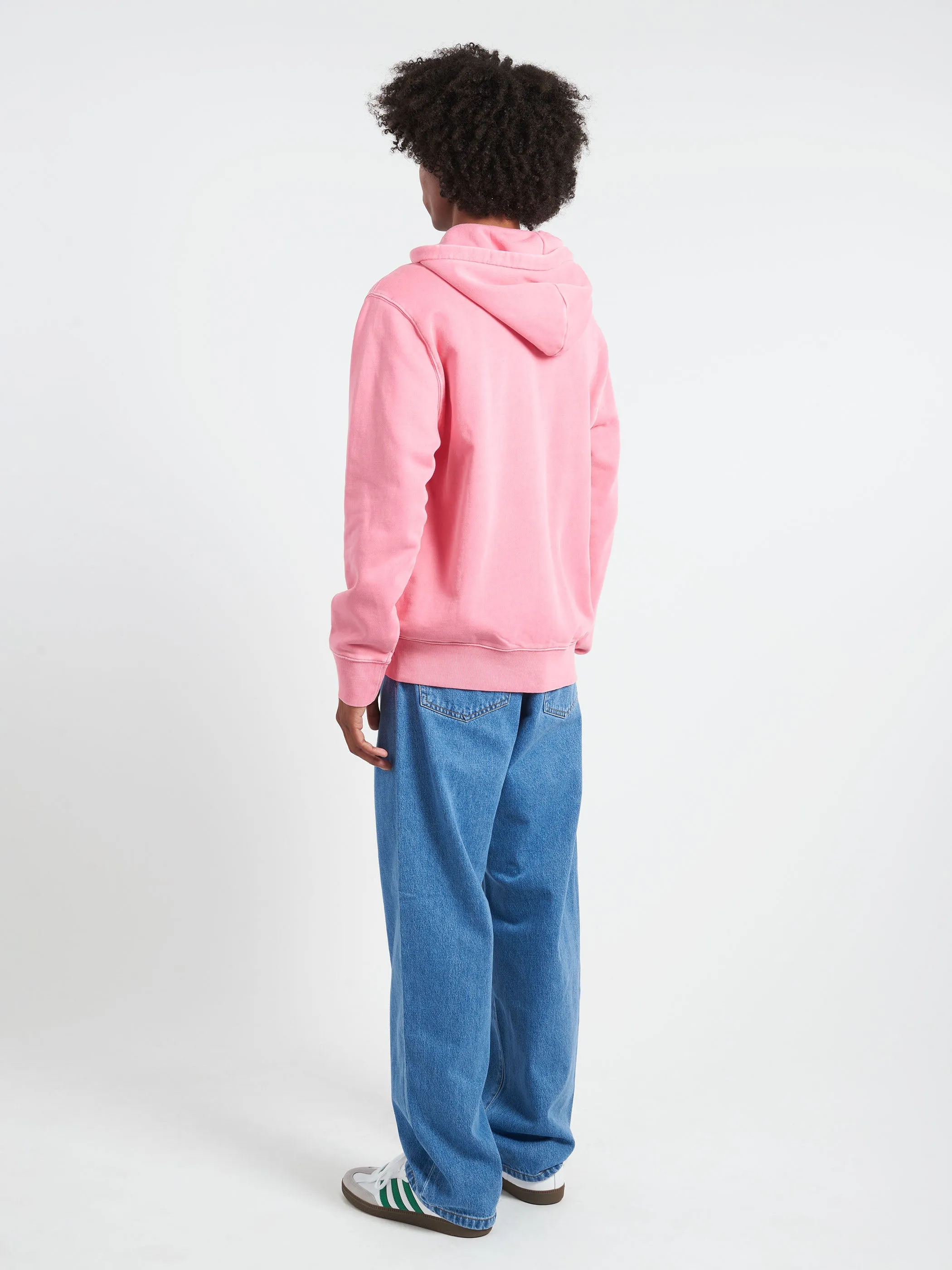 Hooded Duster Script Jacket