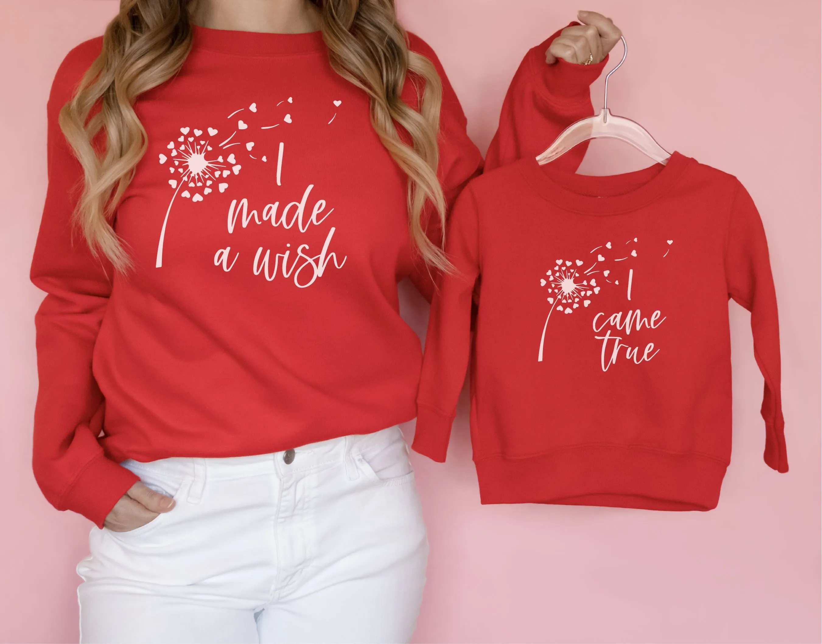 I Made a Wish Matching Sweatshirts