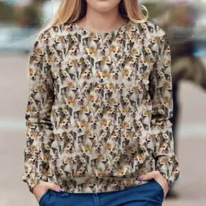 Icelandic Sheepdog - Full Face - Premium Sweatshirt
