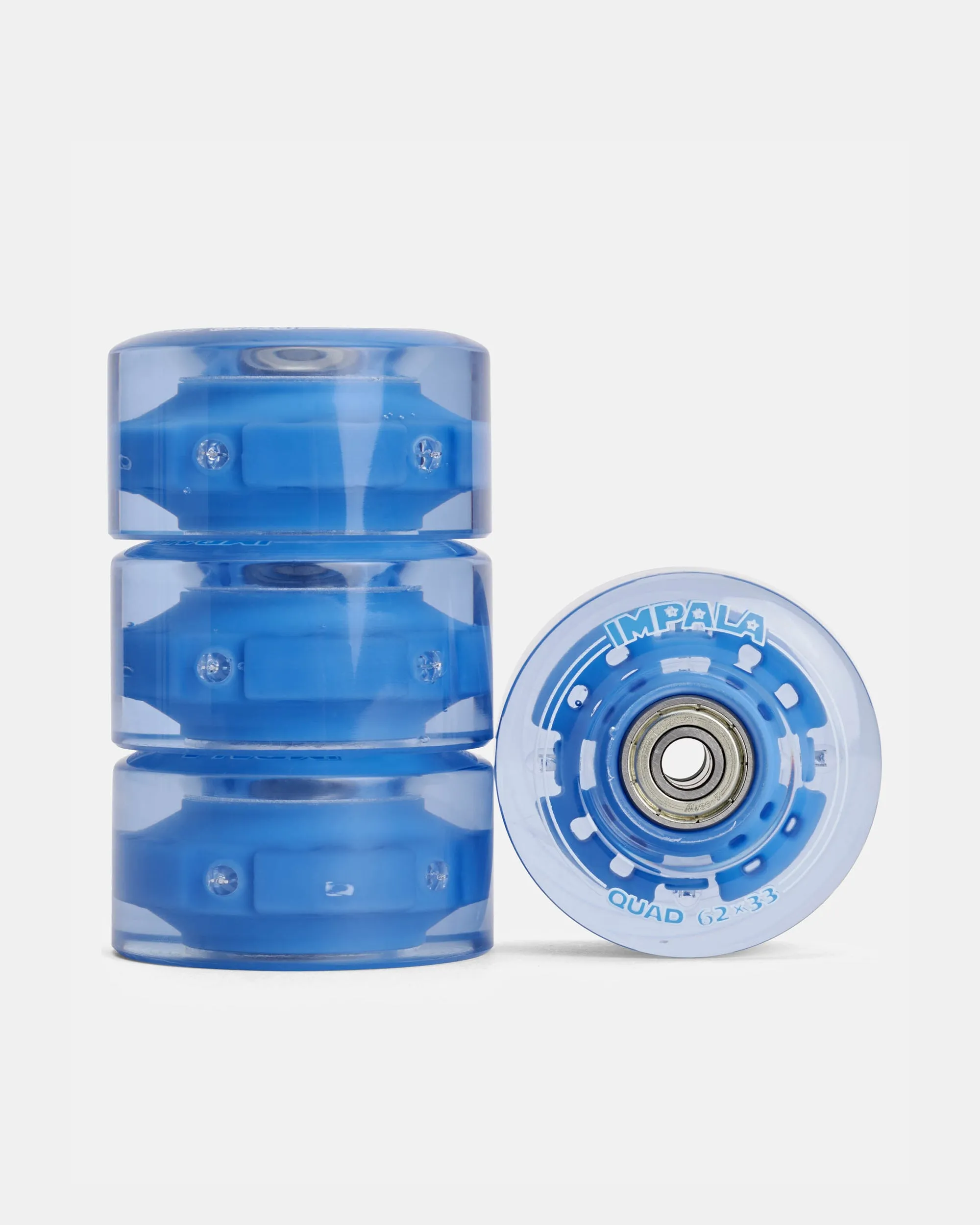Impala Light Up Roller Skate Wheels (4-pack) - Blue