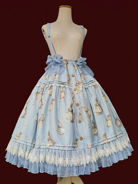 Infanta Lolita SK Light Apricot Bows Lolita Skirts