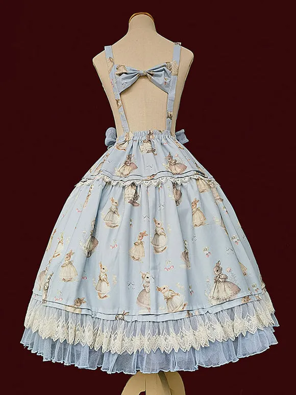 Infanta Lolita SK Light Apricot Bows Lolita Skirts